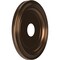 Ekena Millwork PVC Medallion (Canopies up to 9 1/2"), 16"OD x 3 1/2"ID x 1 3/8"P, Metallic Antique Brass CMP16TRCAB - alternate 2